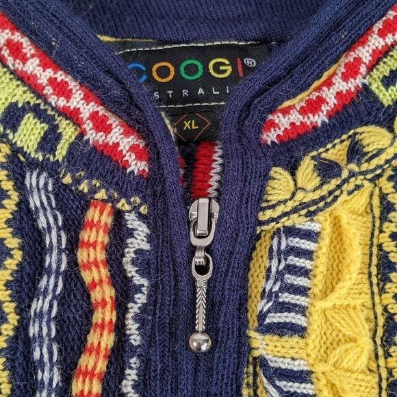 COOGI Vintage Zip Up Sweater - Picture 4 of 12